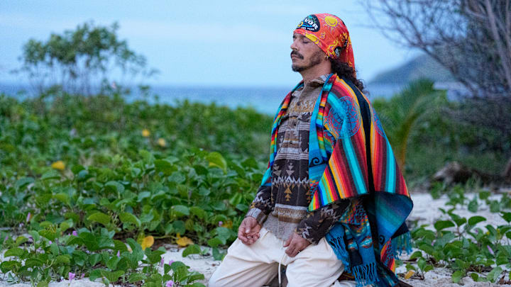 “Epic Party” – 24 returning players are abandoned on the islands of Fiji for a monumental 50th season, with the chance to win $1 million. Pictured: Ozzy Lusth. Photo: Robert Voets/CBS ©2025 CBS Broadcasting, Inc. All Rights Reserved.