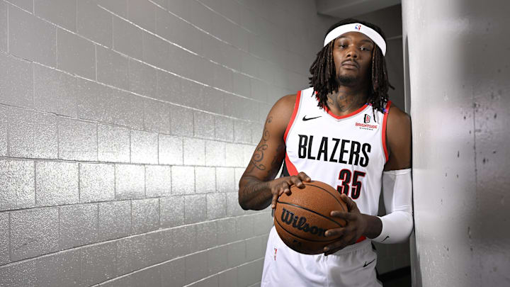 Sep 30, 2024; Portland, Oregon, USA; Portland Trail Blazers center Robert Williams III (35)