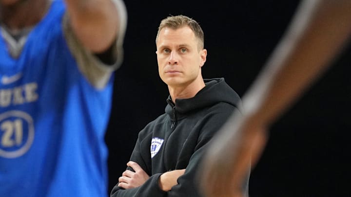 Duke basketball head coach Jon Scheyer Duke basketball head coach Jon Scheyer