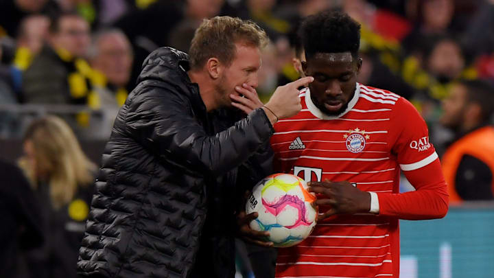 Julian Nagelsmann haderte nach der Partie mit der Davies-Verletzung Julian Nagelsmann haderte nach der Partie mit der Davies-Verletzung