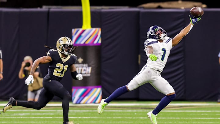 Seattle Seahawks wide receiver Dee Eskridge