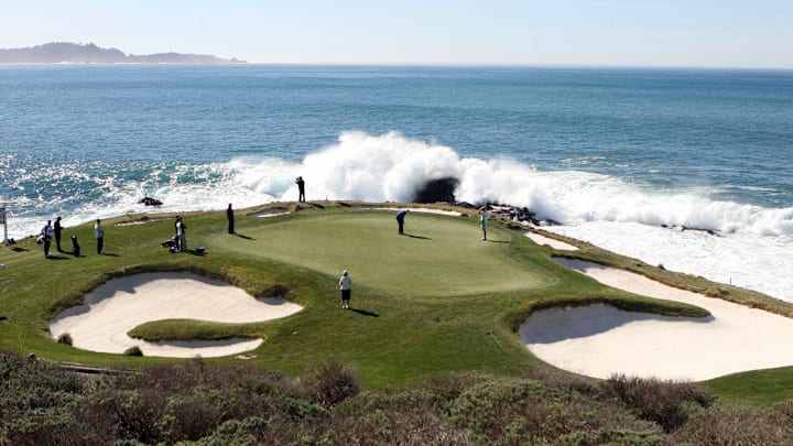A hole in one hasn't been recorded at the 7th hole at Pebble Beach during the AT&T Pebble Beach Pro-Am since Mike Heinen in 2003.