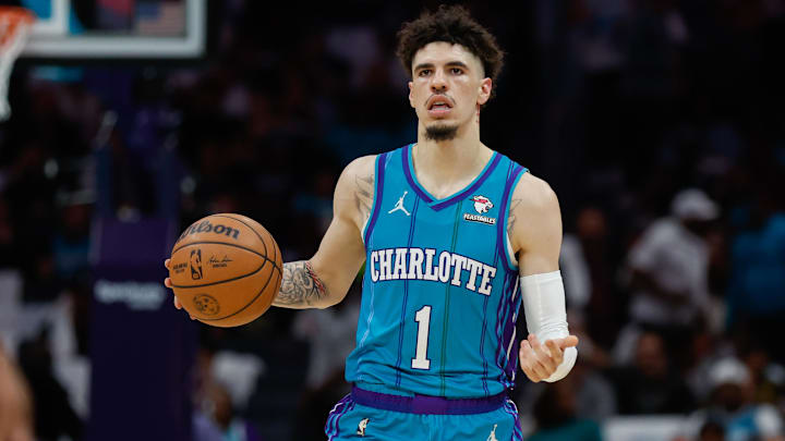 Charlotte Hornets guard LaMelo Ball.