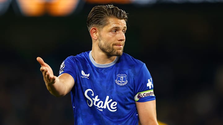 James Tarkowski escaped a red card against Liverpool