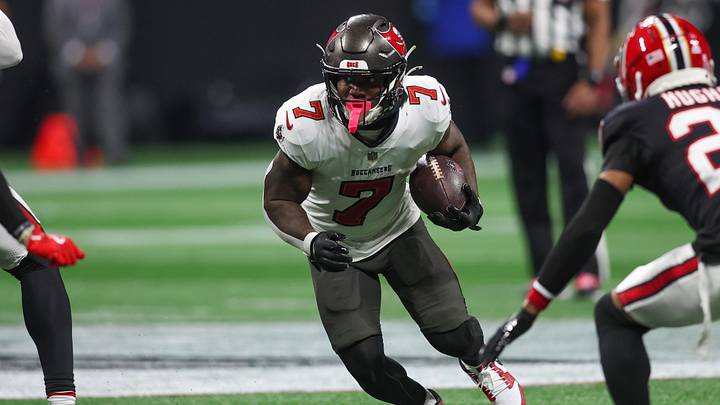 Tampa Bay Buccaneers running back Bucky Irving.