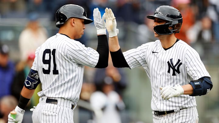 Oswald Peraza conectó su primer jonrón en la MLB