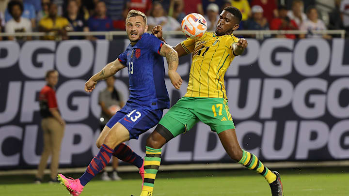 Damion Lowe was everywhere in defense for Jamaica