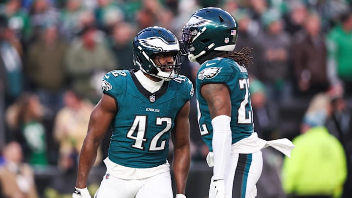 Philadelphia Eagles linebacker Oren Burks