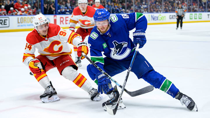 Calgary Flames v Vancouver Canucks