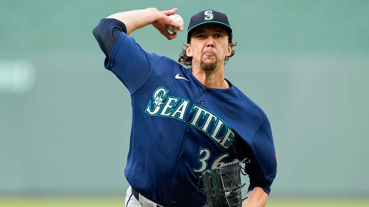 Seattle Mariners pitcher Logan Gilbert would be a dream trade target for the New York Mets this offseason. Seattle Mariners pitcher Logan Gilbert would be a dream trade target for the New York Mets this offseason.