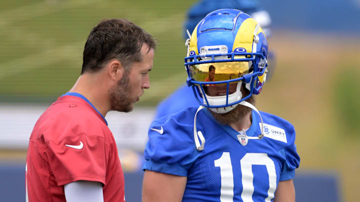 Los Angeles Rams Offseason Workout Matthew Stafford, Cooper Kupp