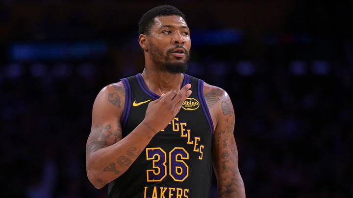 Los Angeles Lakers guard Marcus Smart.