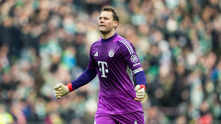 Bayern Munich goalkeeper Manuel Neuer may reportedly retire at the end of the season. Bayern Munich goalkeeper Manuel Neuer may reportedly retire at the end of the season.