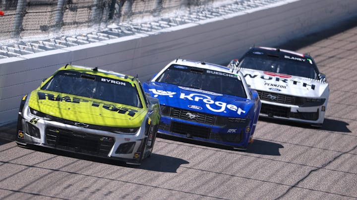 William Byron, Hendrick Motorsports, Chris Buescher, RFK Racing, Ryan Blaney, Team Penske, NASCAR