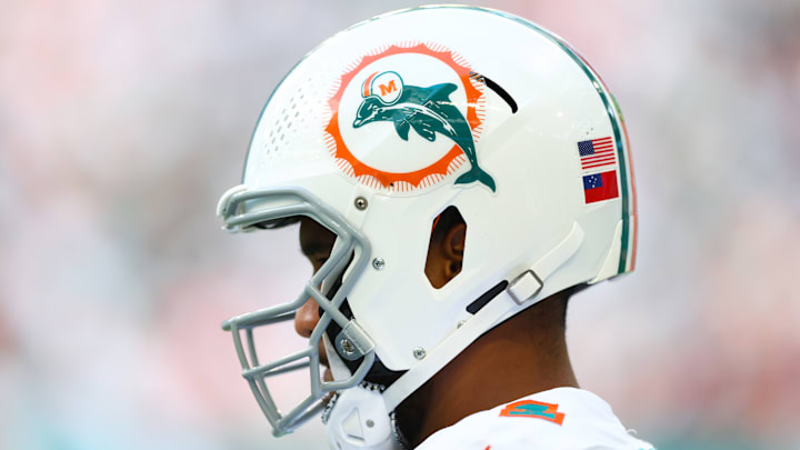 Miami Dolphins helmet