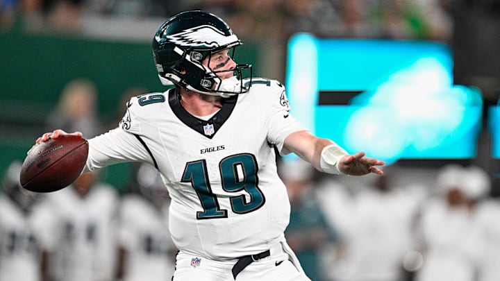 Philadelphia Eagles quarterback Kyle McCord 