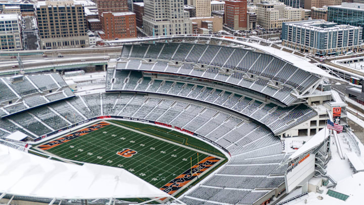 Paycor Stadium in Downtown Cincinnati on Wednesday, Jan. 8, 2025.