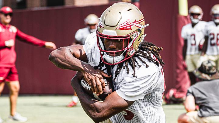 Florida State running back Samual Singelton, Jr Florida State running back Samual Singelton, Jr