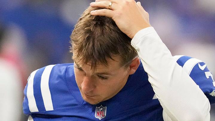 Indianapolis Colts place kicker Spencer Shrader Indianapolis Colts place kicker Spencer Shrader