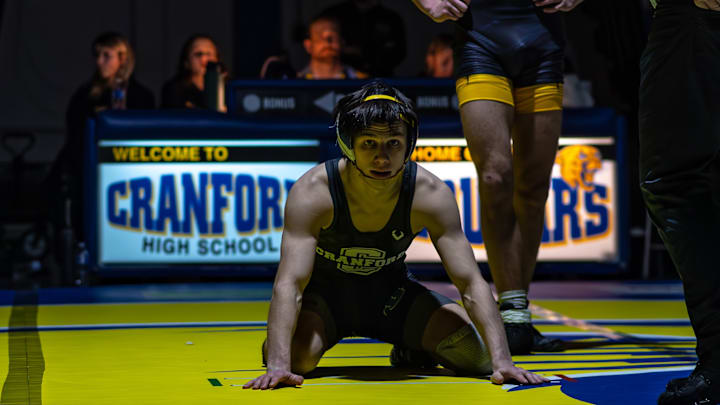 Ryder Connors (126) is one of six Cranford wrestlers heading to the NJSIAA state finals in Atlantic City.
