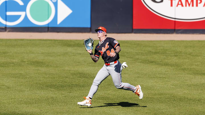 Detroit Tigers outfielder Max Clark had an adventurous first inning patrolling left field on Tuesday. Detroit Tigers outfielder Max Clark had an adventurous first inning patrolling left field on Tuesday.