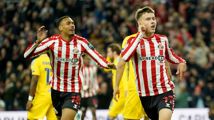 Sunderland celebrate vs Leeds - Chris Rigg