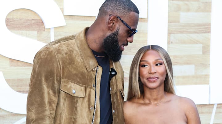 LeBron James and Savannah James