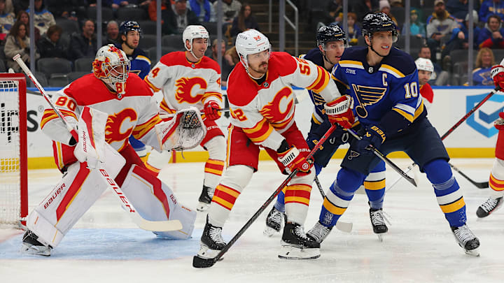 Calgary Flames v St Louis Blues