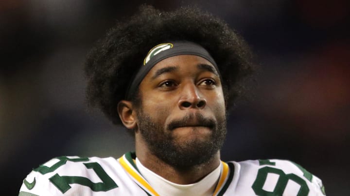 Green Bay Packers wide receiver Romeo Doubs (87) reacts following the Packers’ loss to the Chicago Bears during their wild-card playoff football game Saturday, January 10, 2026, at Soldier Field in Chicago, Illinois. The Bears defeated the Packers 31-27.
Wm. Glasheen /USA TODAY NETWORK-Wisconsin.