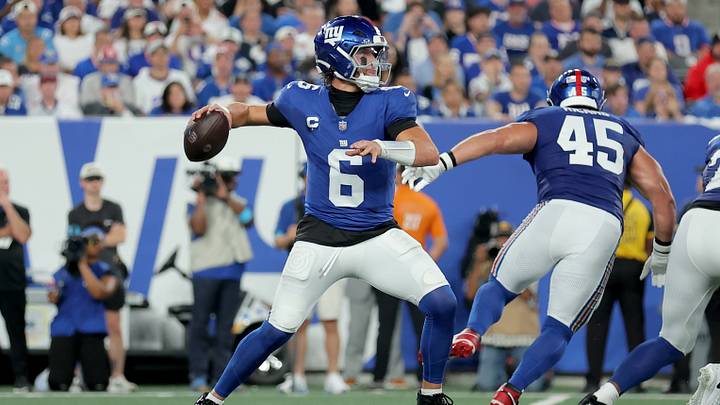 The New York Giants and quarterback Jaxson Dart are gaining a lot of love in the betting market. The New York Giants and quarterback Jaxson Dart are gaining a lot of love in the betting market.