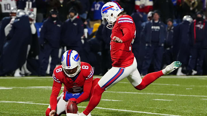 Buffalo Bills place kicker Tyler Bass.