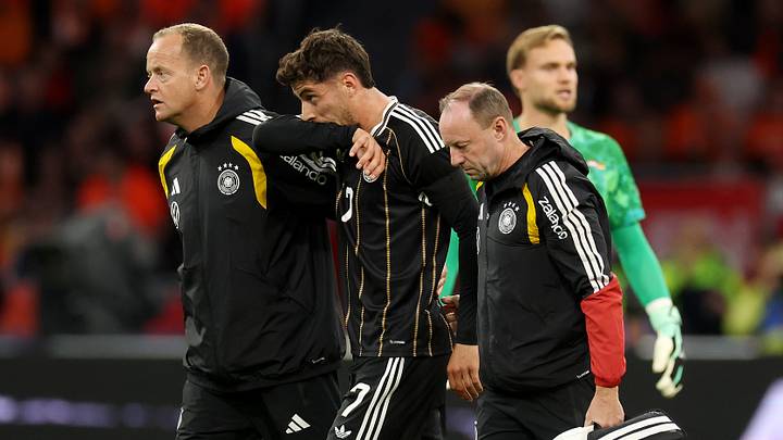 Kai Havertz musste gegen die Niederlande verletzungsbedingt ausgewechselt werden Kai Havertz musste gegen die Niederlande verletzungsbedingt ausgewechselt werden