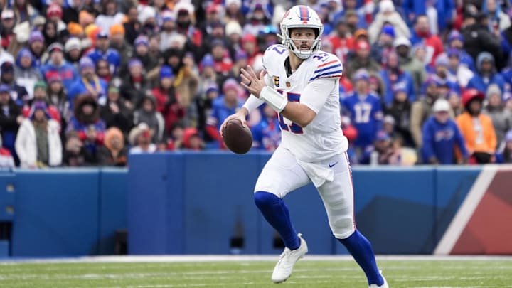 Josh Allen broke the NFL rushing touchdowns by a quarterback record.