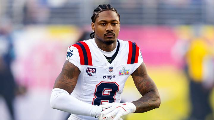 Feb 8, 2026; Santa Clara, CA, USA; New England Patriots wide receiver Stefon Diggs (8) against the Seattle Seahawks during Super Bowl LX at Levi's Stadium. Mandatory Credit: Mark J. Rebilas-Imagn Images Feb 8, 2026; Santa Clara, CA, USA; New England Patriots wide receiver Stefon Diggs (8) against the Seattle Seahawks during Super Bowl LX at Levi's Stadium. Mandatory Credit: Mark J. Rebilas-Imagn Images