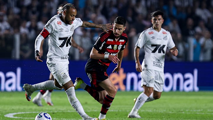 Flamengo e Santos voltam a estar frente a frente Flamengo e Santos voltam a estar frente a frente