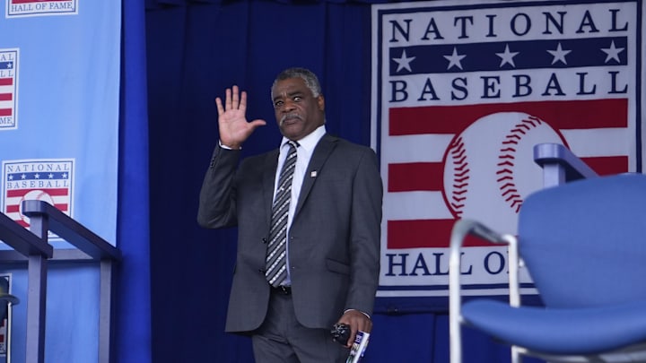 Jul 21, 2024; Cooperstown, New York, USA; Hall of Famer Eddie Murray