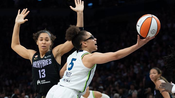 Olivia Miles (center) and the Lynx dropped two straight heading into the FIBA break, including a 80–66 loss to the Valkyries last week. Olivia Miles (center) and the Lynx dropped two straight heading into the FIBA break, including a 80–66 loss to the Valkyries last week.