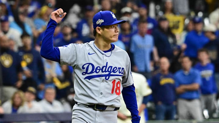 The Los Angeles Dodgers and pitcher Yoshinobu Yamamoto are massive favorites to win the World Series. The Los Angeles Dodgers and pitcher Yoshinobu Yamamoto are massive favorites to win the World Series.