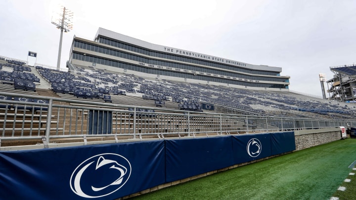 A general view of Beaver Stadium prior to a Nittany Lions football game. A general view of Beaver Stadium prior to a Nittany Lions football game.