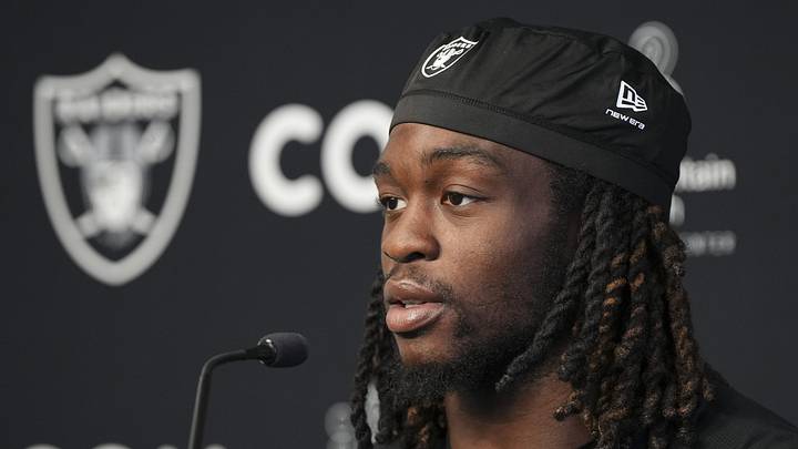 May 20, 2026; Henderson, NV, USA; Las Vegas Raiders running back Ashton Jeanty (2) speaks during a news conference during organized team activities at Intermountain Health Performance Center. Mandatory Credit: Candice Ward-Imagn Images May 20, 2026; Henderson, NV, USA; Las Vegas Raiders running back Ashton Jeanty (2) speaks during a news conference during organized team activities at Intermountain Health Performance Center. Mandatory Credit: Candice Ward-Imagn Images