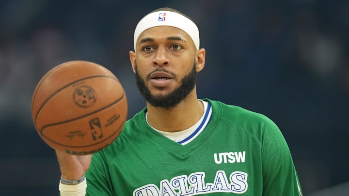 Dallas Mavericks forward Daniel Gafford (21) before the game against the Golden State Warriors at Chase Center.