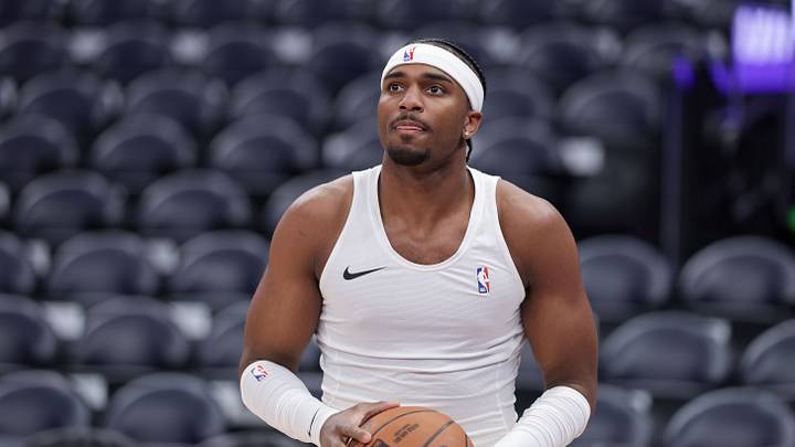 Apr 1, 2026; Salt Lake City, Utah, USA; Utah Jazz forward Blake Hinson (2) warms up before the game against the Denver Nuggets at Delta Center. Mandatory Credit: Chris Nicoll-Imagn Images Apr 1, 2026; Salt Lake City, Utah, USA; Utah Jazz forward Blake Hinson (2) warms up before the game against the Denver Nuggets at Delta Center. Mandatory Credit: Chris Nicoll-Imagn Images