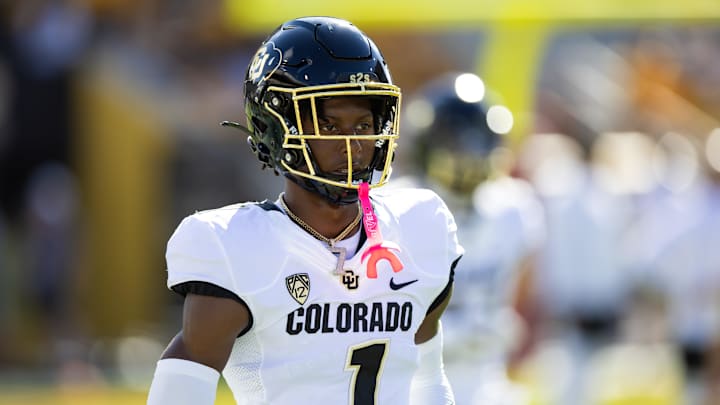 Oct 7, 2023; Tempe, Arizona, USA; Colorado Buffaloes cornerback Cormani McClain (1) against the