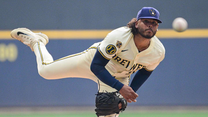 Milwaukee Brewers starting pitcher Freddy Peralta is a great prop target on Monday.