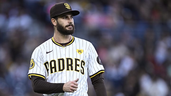 Apr 27, 2024; San Diego, California, USA; San Diego Padres starting pitcher Dylan Cease (84)