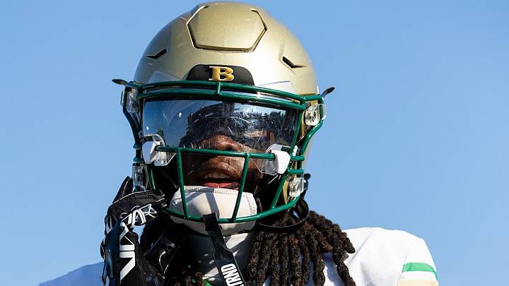Brendon Davis on the football field Brendon Davis on the football field