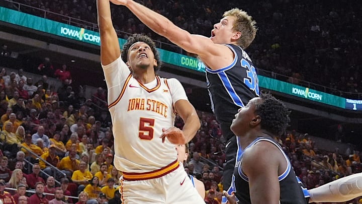 Curtis Jones and Iowa State closed out the regular season with a win at Kansas State Saturday.