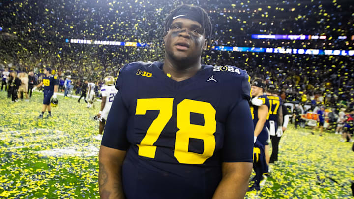 Michigan Wolverines defensive lineman Kenneth Grant 