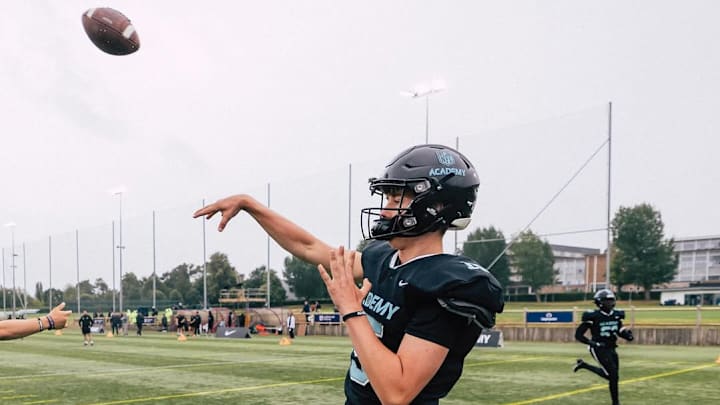 2028 NFL Academy prospect Emil Lokkegaard 2028 NFL Academy prospect Emil Lokkegaard