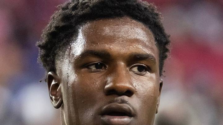 NFL Atlanta Falcons defensive end James Pearce Jr. Mandatory Credit: Mark J. Rebilas-Imagn Images